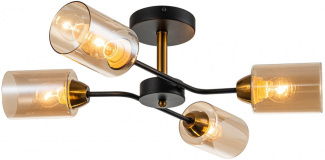 Потолочная люстра Vertigo 1131/4P Black/Gold