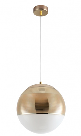 Светильник подвесной Crystal Lux OPTIMA SP1 GOLD D200 фото 2