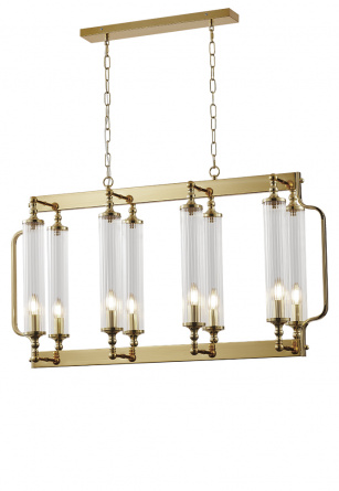 Люстра Crystal Lux TOMAS SP8 L1000 BRASS фото 1
