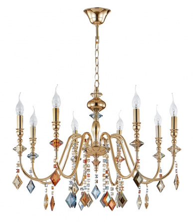 Бра Crystal Lux MERCEDES AP2 GOLD/COLOR фото 7